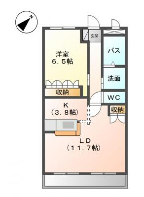 レインボーシティ・Ｓ 2階