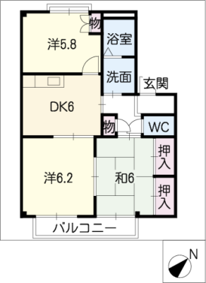 ＦｏｒｅｓｔＶｉｌｌａ　Ⅱ 1階