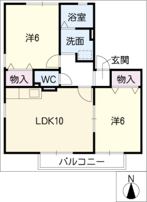 マイリトルタウン高師　参番館 2階