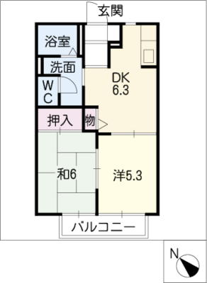 ディアコートＣ棟 1階