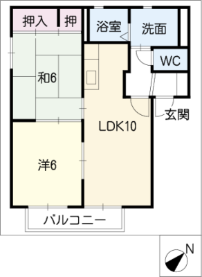 シャトーバリュージュＡ棟 2階