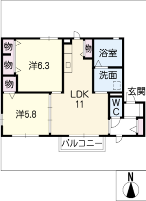 ディアス苺山 1階