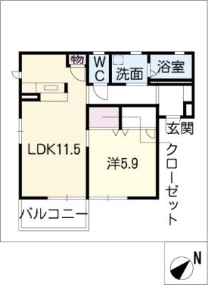 ガーデンパレス神野Ⅰ 1階