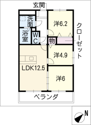 ルネスブランノワール 1階