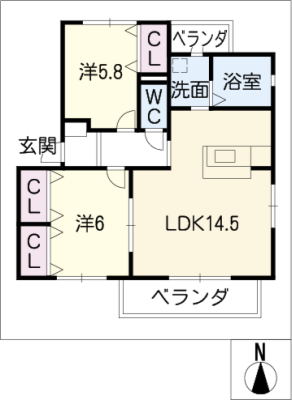 コンフォートハウス松井町 1階