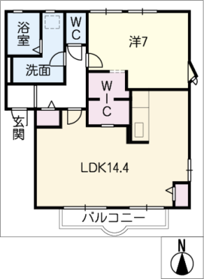 フレグランス新栄　Ｅ棟 1階