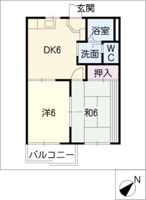 ドミール南陽　Ｂ棟 2階