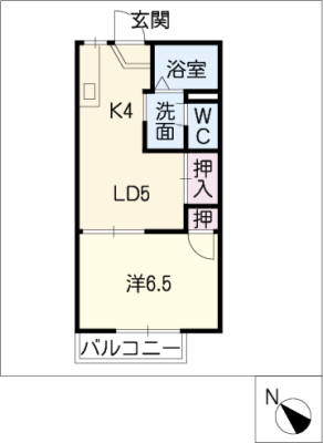 ＶＩＬＬＡ中島　Ｂ棟 2階