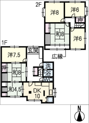 日色野町貸家