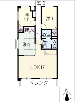 マンション山陽館 1階