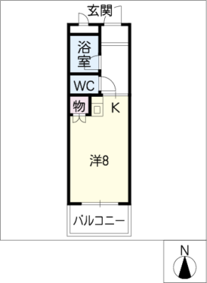 サンセブンはぎわら 2階