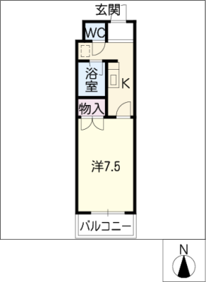 シャトーⅡ　ＡＳＡＮＯ 1階