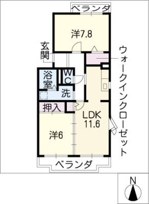 エスポワール清風壱番館 2階