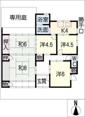 蘇原川島貸家Ⅱ 