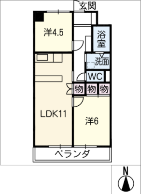 カプリスＫ１ 4階