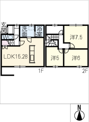 仮）鵜沼各務原町２丁目戸建Ａ棟 