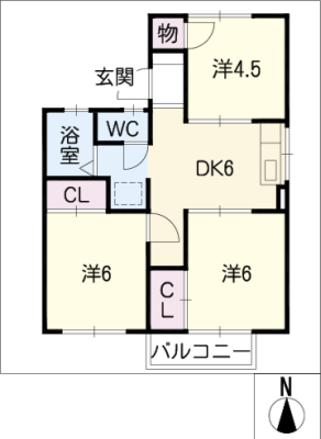 コーポラスあしま 2階