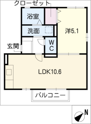 クラベールＪＫ 2階