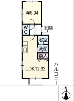 ケンコーポ 2階