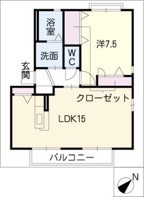 パークサイド浅井山Ｇ 2階