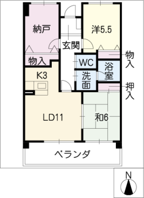 リネット花池Ⅲ 3階