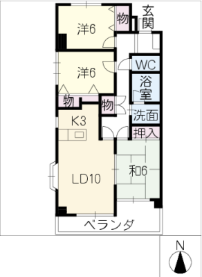 リネット花池Ⅲ 1階