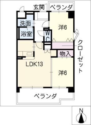 ラヴァンヴェール 1階