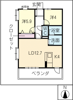 グリーンアップルⅡ 3階