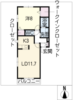 ヴィラ　フレンド　Ｄ棟 2階