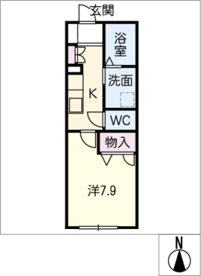 ソレイユ神山 1階