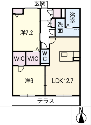 エクラージュ黒田 1階