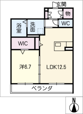 エクラージュ黒田 3階