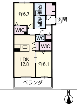 シャーメゾン北園 3階