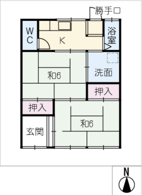 平和３丁目貸家 1階