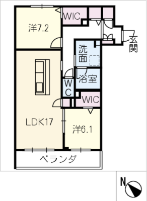 仮）一宮新生シャーメゾン 2階