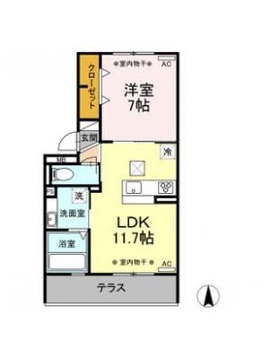 Dーroom新木曽川　A 1階