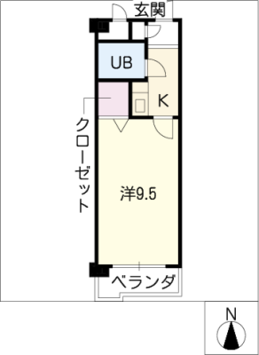 ﾗｲｵﾝｽﾞﾏﾝｼｮﾝ名大ウエスト２０３ 2階