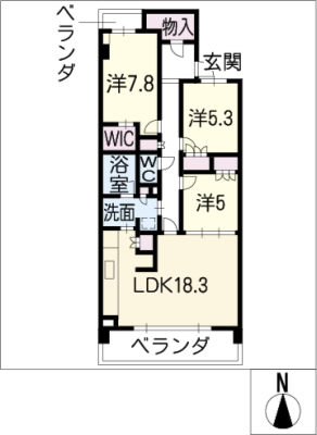 プライムメゾン富士見台 3階