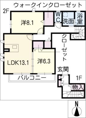 ファミリアフェリーチェ 2階