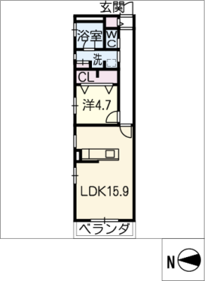 覚王山アパートメント 2階