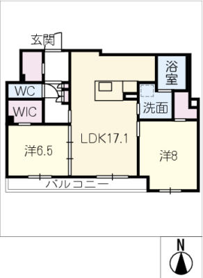 シャーメゾン津波倉 3階