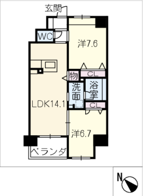 アド　ウィステリア　東山 5階