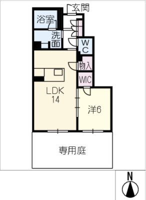 JM HIGASHIYAMA(ジャスミン東山) 1階