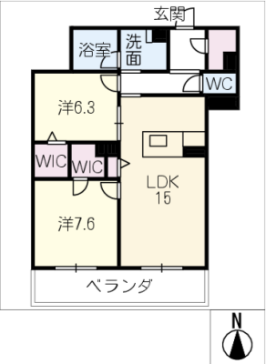 仮）千種区唐山町２丁目ｼｬｰﾒｿﾞﾝ 3階