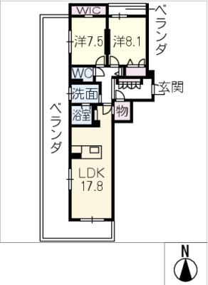 仮）千種区唐山町２丁目ｼｬｰﾒｿﾞﾝ 3階