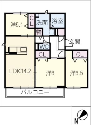 仮)JA賃貸千種区鹿子町四丁目A 2階