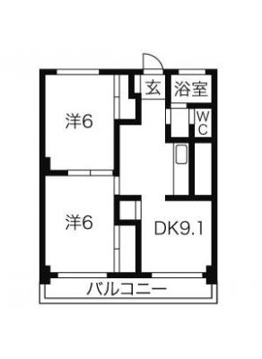 クラウンハイツ城山 5階