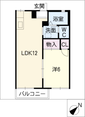 ミルトハイム川北　Ａ棟 1階