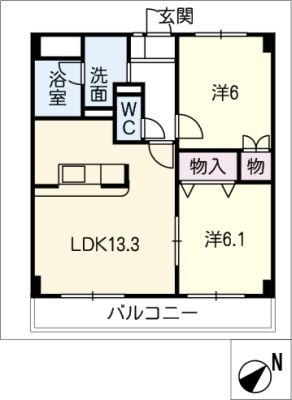 エバーグレース西富田 4階