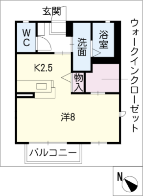 クリークバレーＢ棟 1階